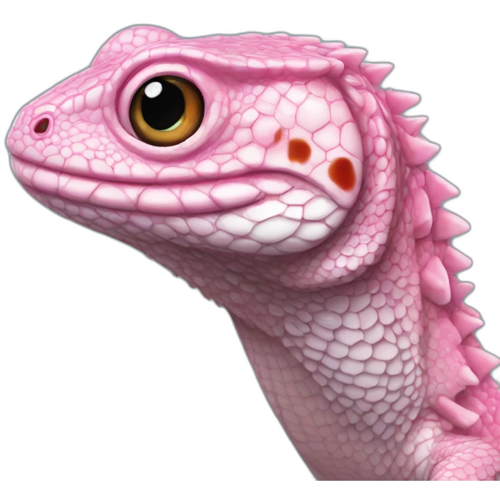 tegu lizard pink emoji