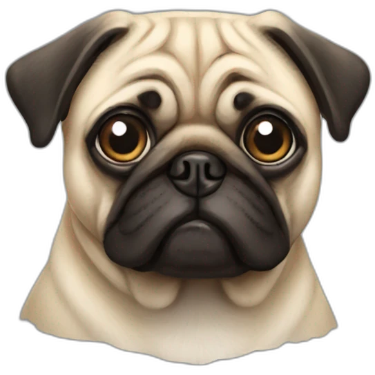 Pug dog  emoji