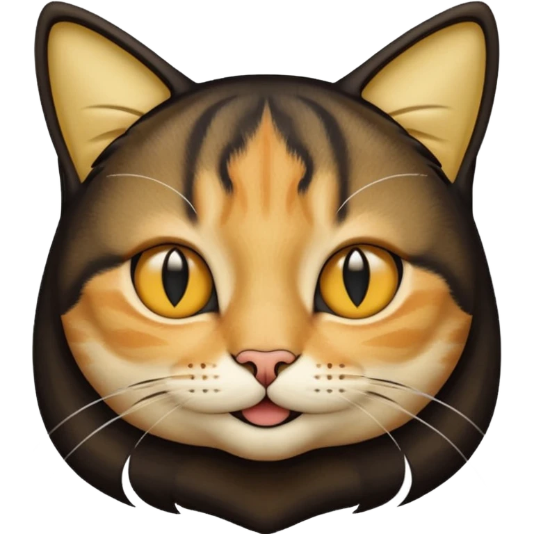 frame mona lisa artwork, cat face emoji