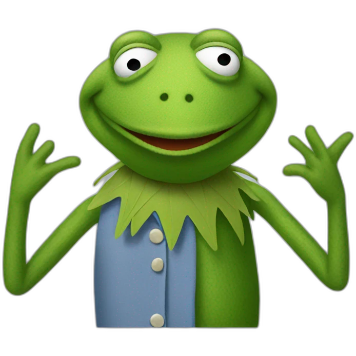 Kermit the frog emoji