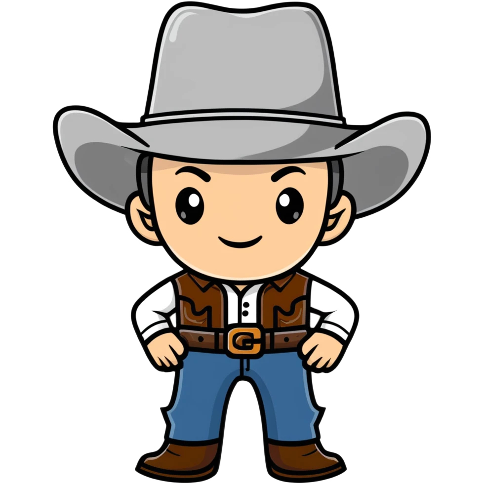 BLK letters in western cowboy style with silver outline emoji