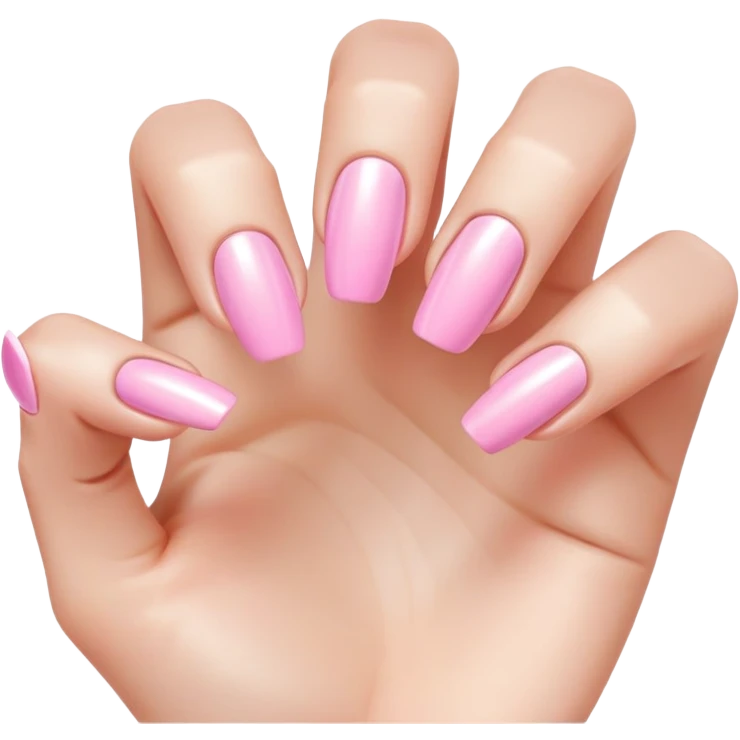 Light pink nails emoji