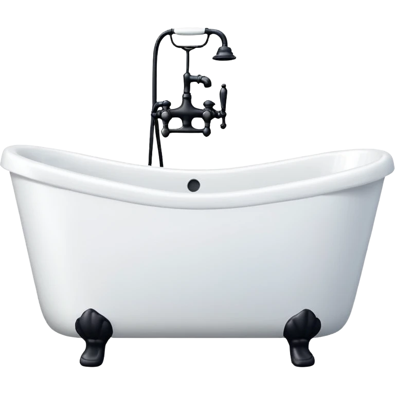 White bath tub emoji