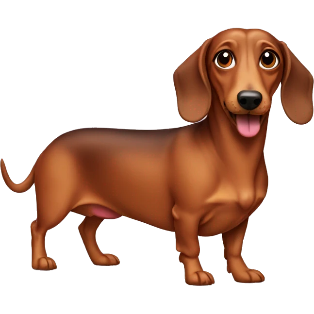 wiener dog emoji