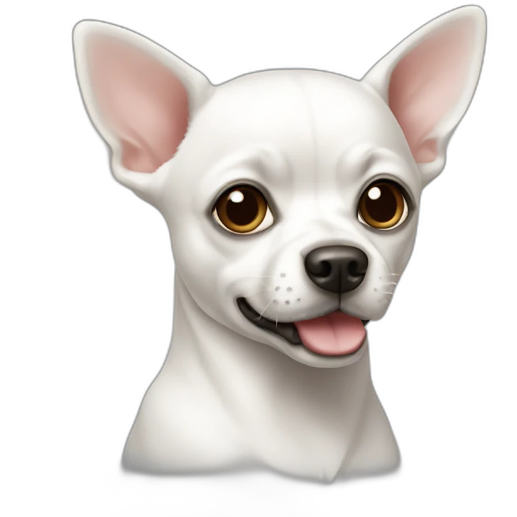 chiuaua white emoji