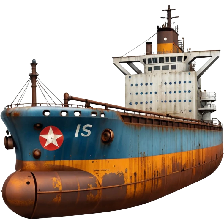 create an ultra realistic American oil tanker emoji