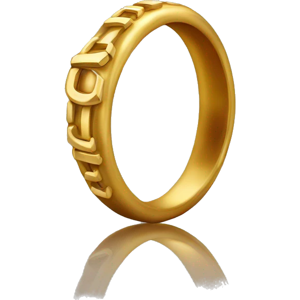 gold ring  emoji