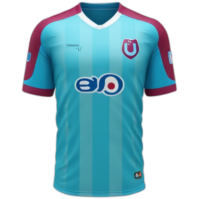 Trabzonspor stryped football jersey emoji