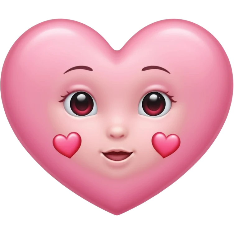 Baby pink heart emoji emoji