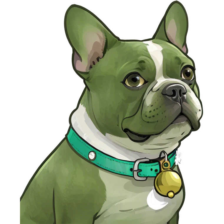 French bulldog  emoji