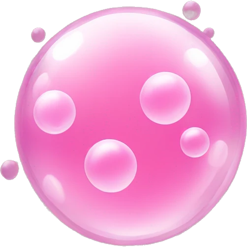 pink soap bubbles emoji