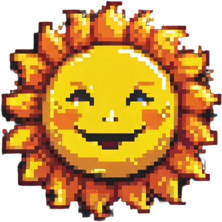 smiling sun emoji