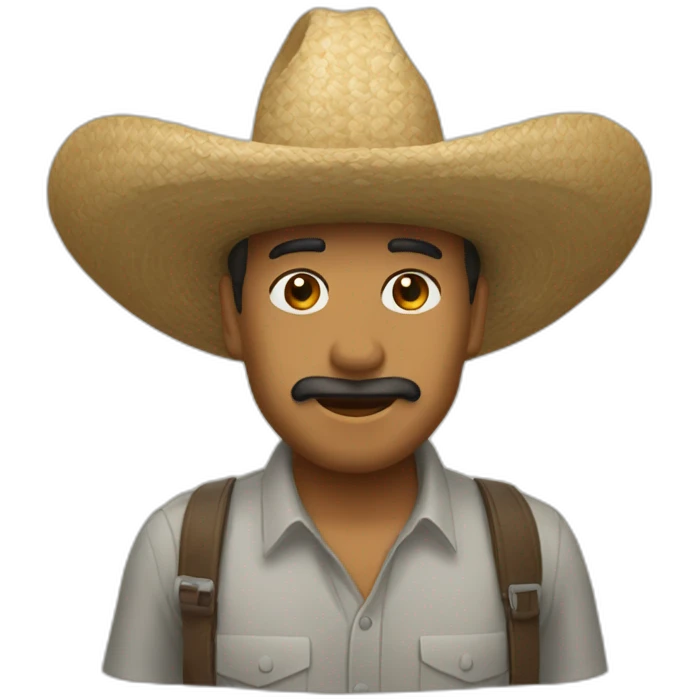 Mexique chapeau emoji