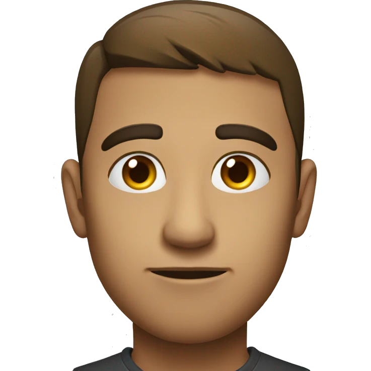 Side profile, eyes looking to the front emoji