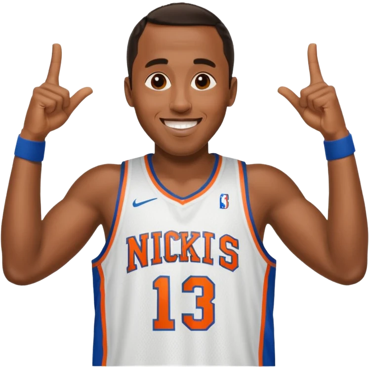 diddy in jail watching the knicks game but hes extremely happy that they won emoji