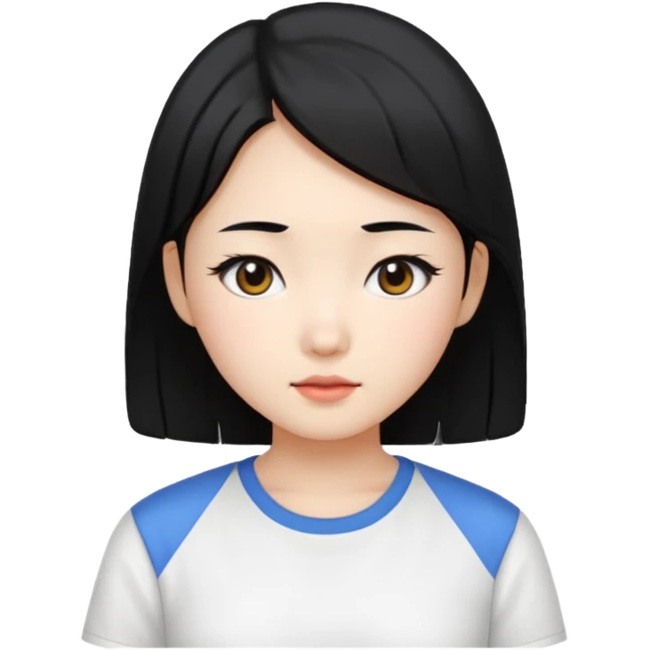 дівчинка кореянка emoji