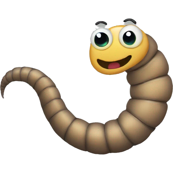 worm emoji
