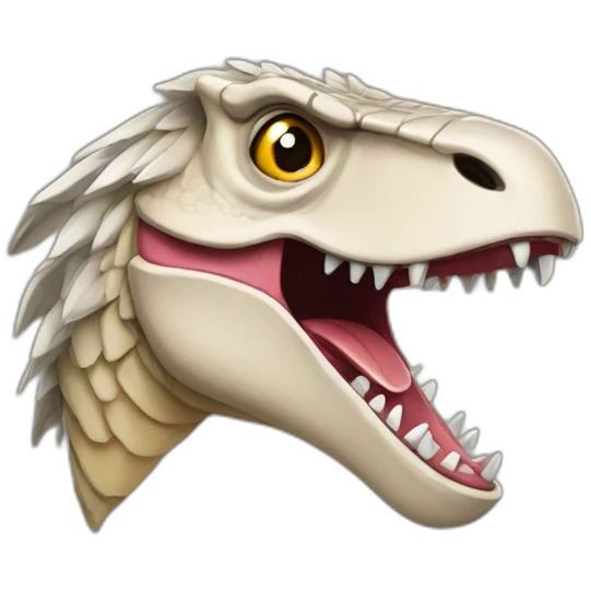 laughing raptor head emoji