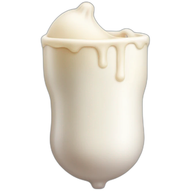 big human milk organ sideways emoji
