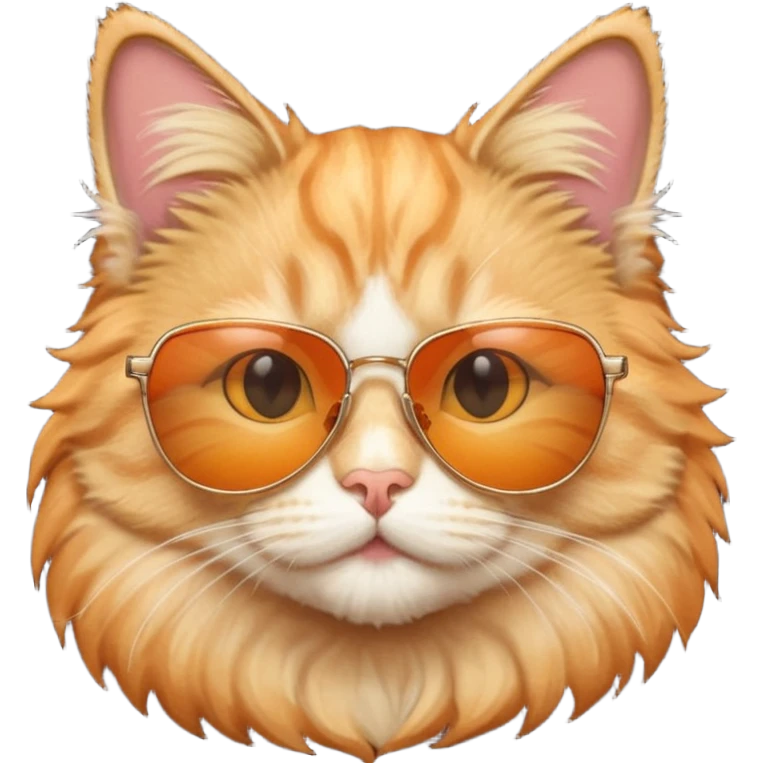 Cat wearing sunglasses emoji