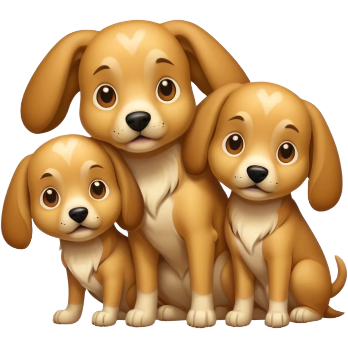 Perro de tres cabezas  emoji