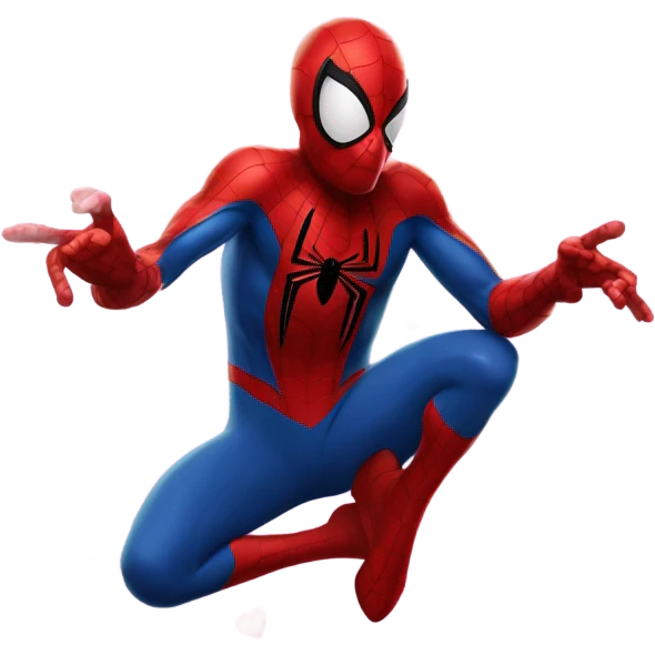 spider-man with hearts emoji