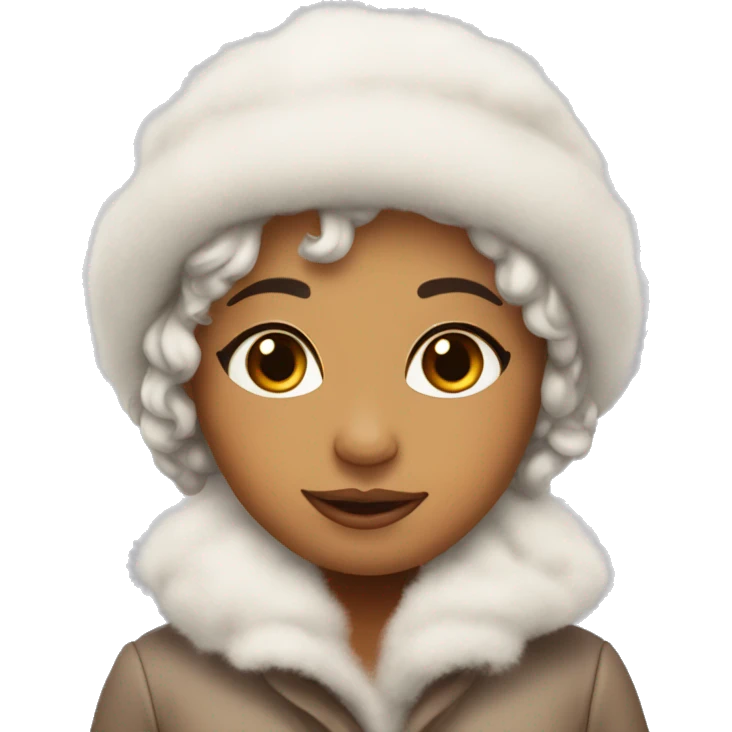 cute winter coquette  emoji