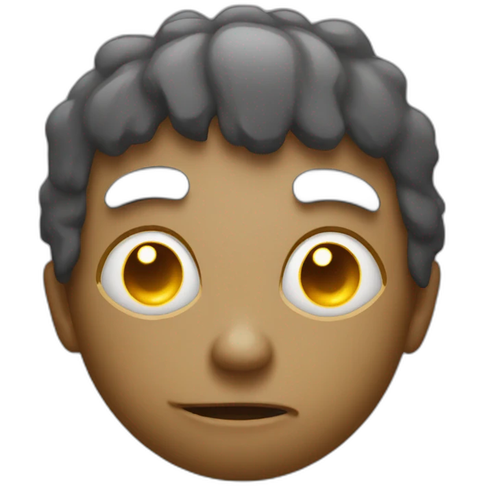 Emoji with a lot of scary eyes and halo emoji