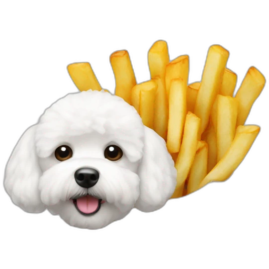 Bichon fries emoji