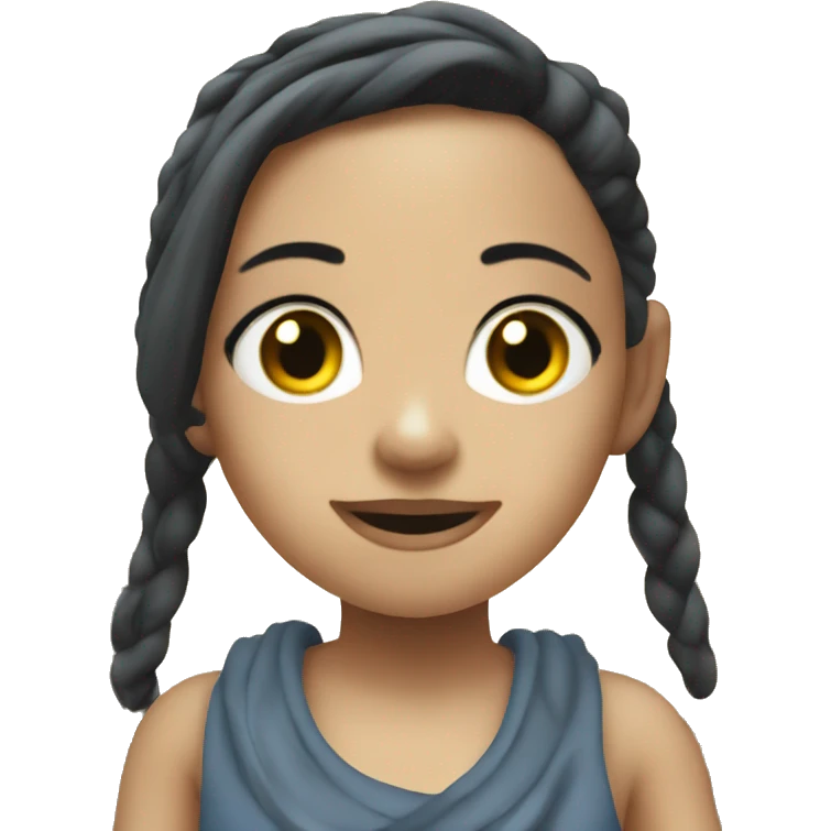 Girl in angkor wat emoji