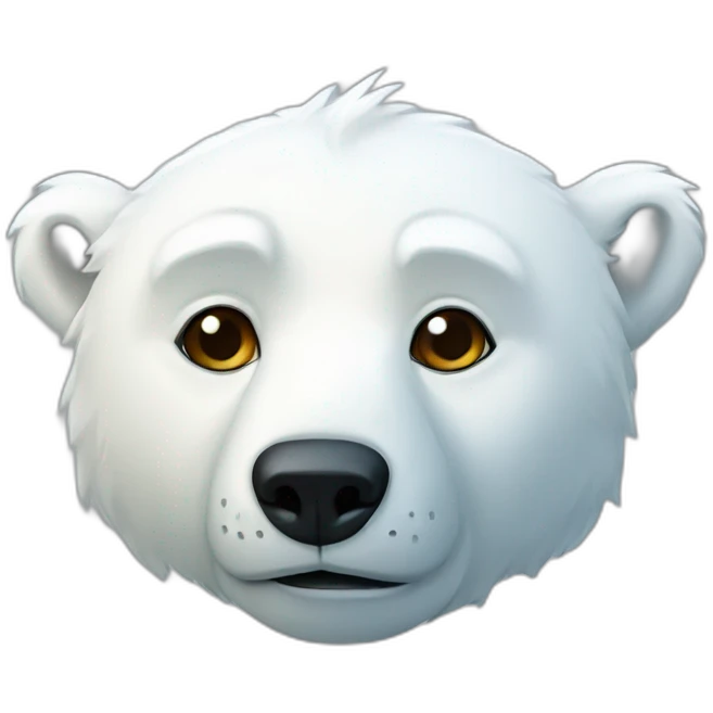 A polar bear jedi emoji