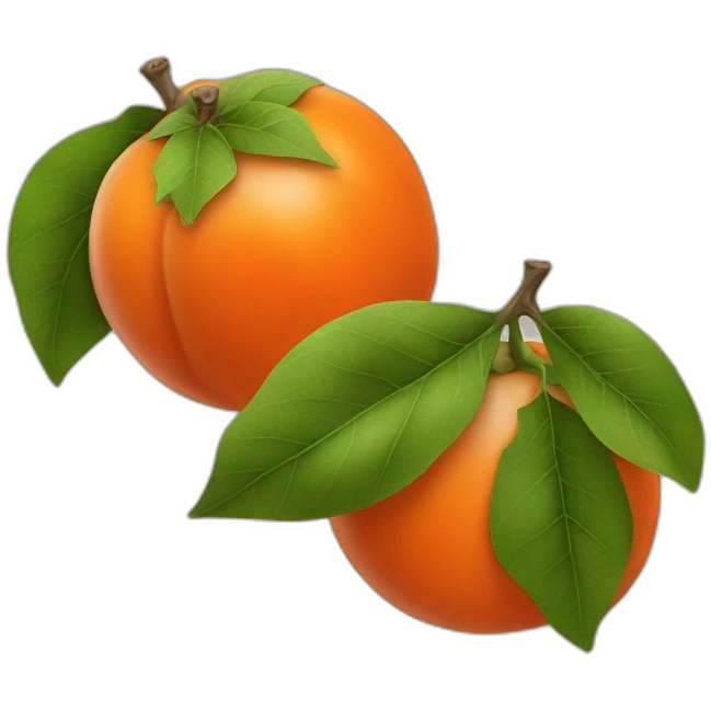 persimmon emoji