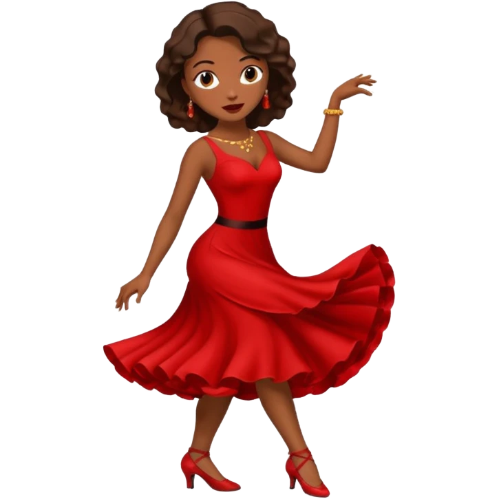 tango dancing woman emoji profile photo emoji