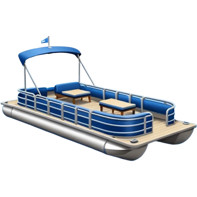 pontoon boat  emoji