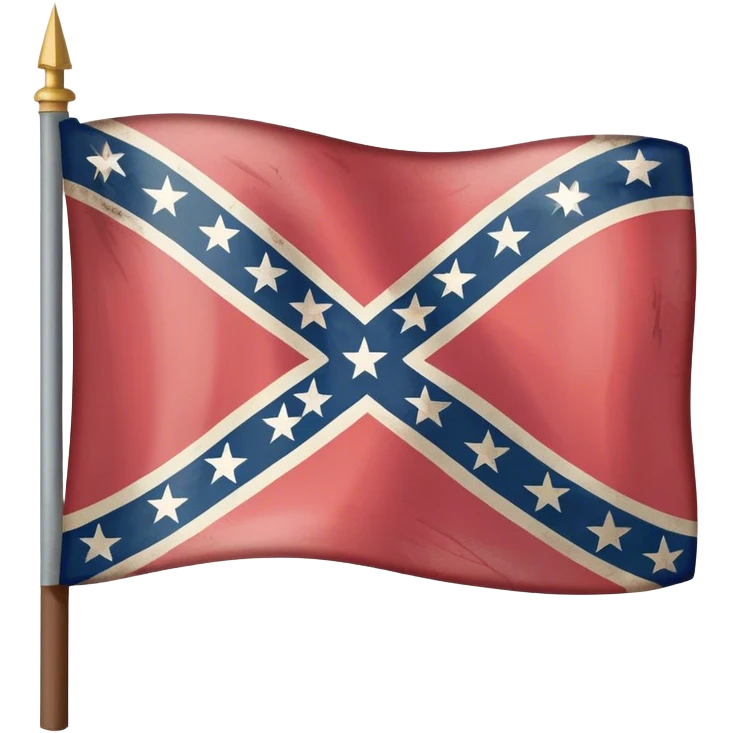 American south confederate battle flag emoji
