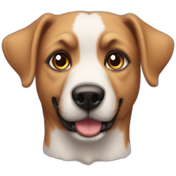 Perro con 3 ojos emoji