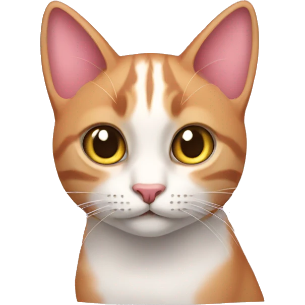 Gato rosado emoji