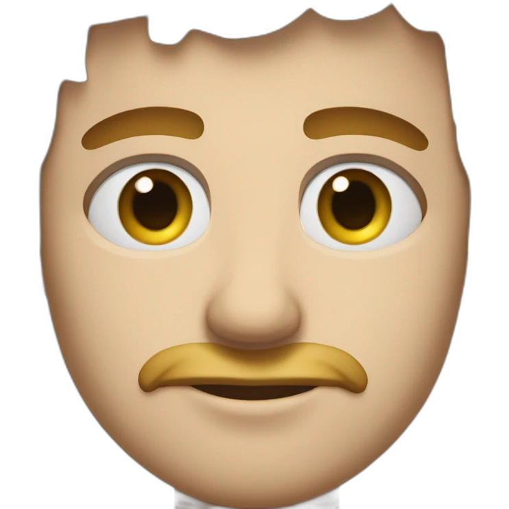 Main geante avec des yeux emoji