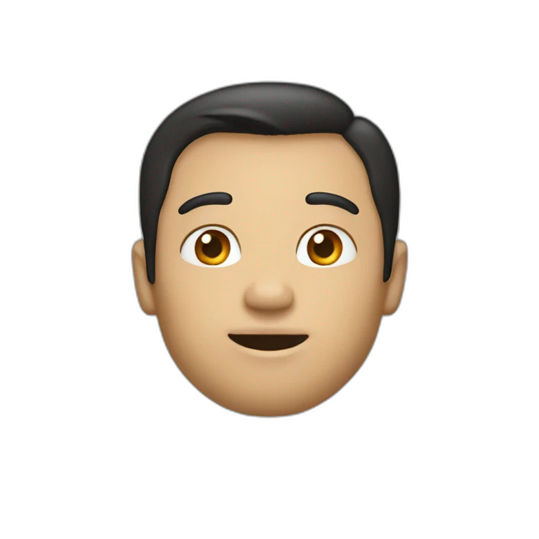 Un homme cho emoji