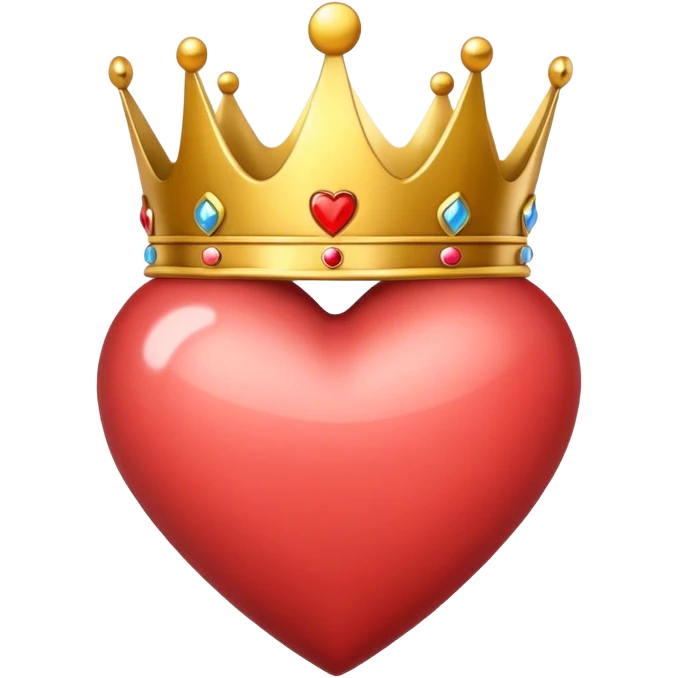 heart with crown emoji