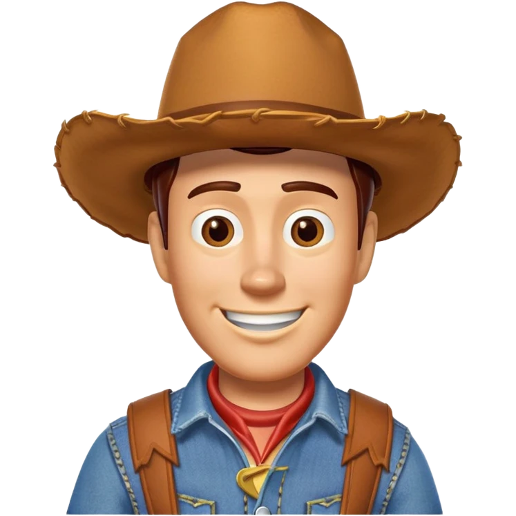 Woody cowboy from Toy Story emoji
