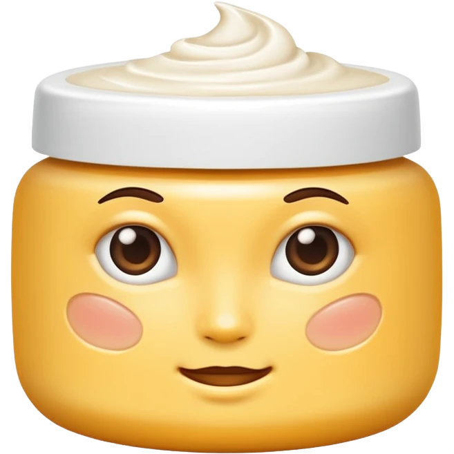 face cream emoji