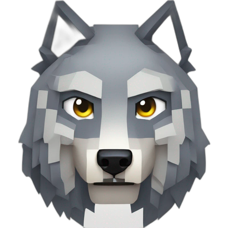 Minecraft wolf  emoji