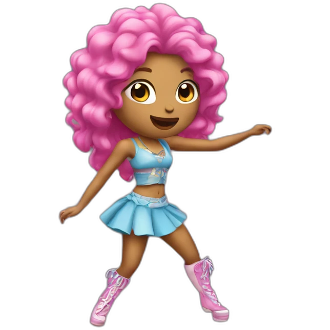 Nicki Mina dancing emoji