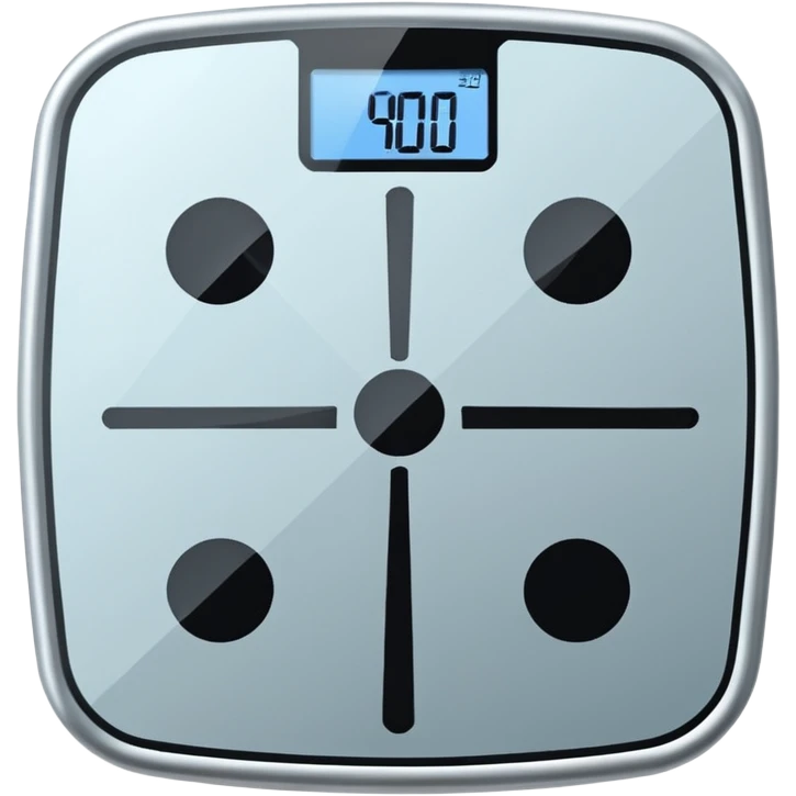Digital weight scale emoji