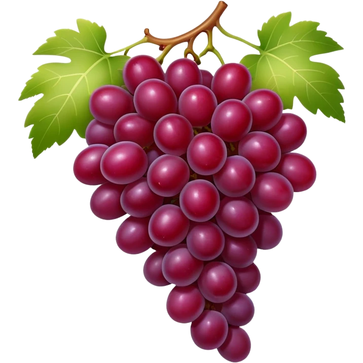 bunch of red grapes emoji