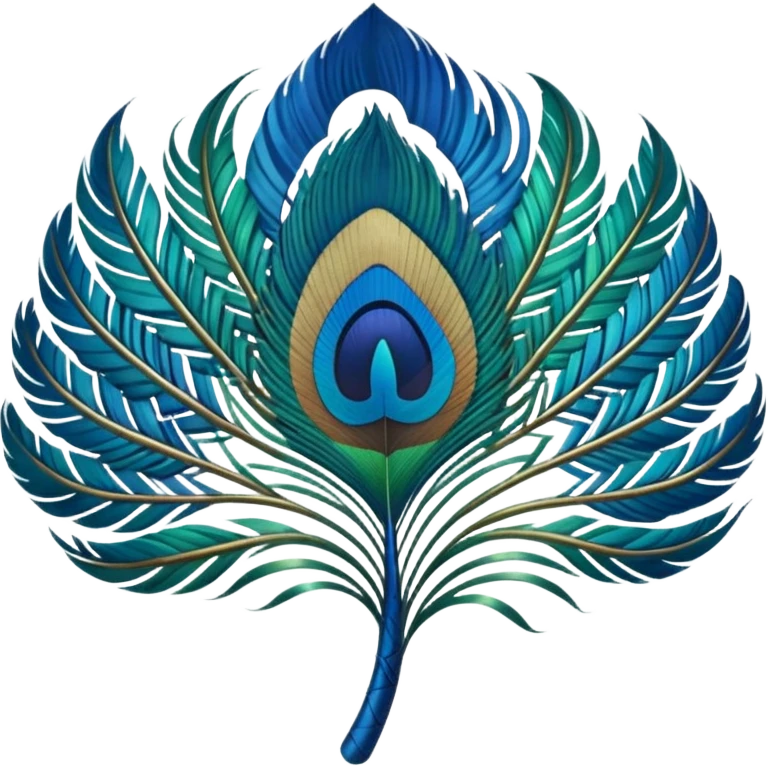Peacock leaf emoji