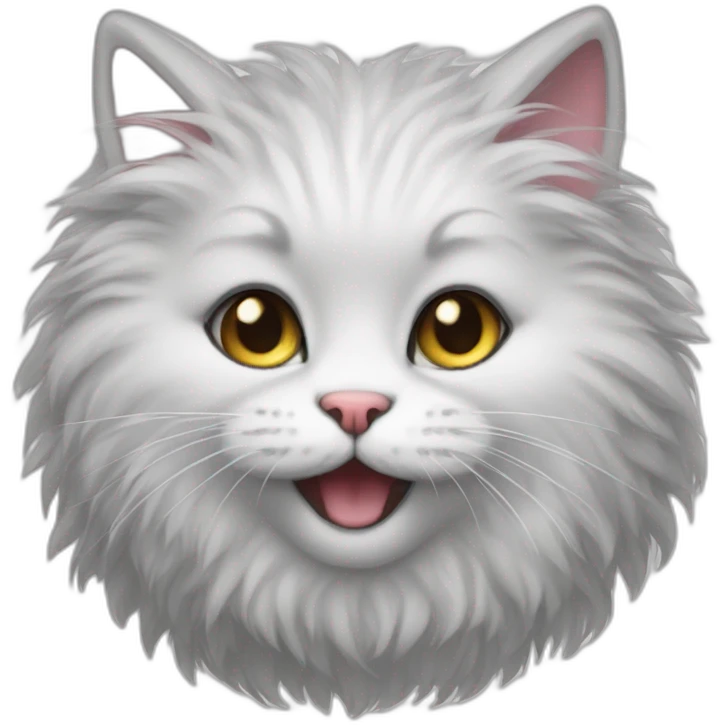really fluffy kitty emoji