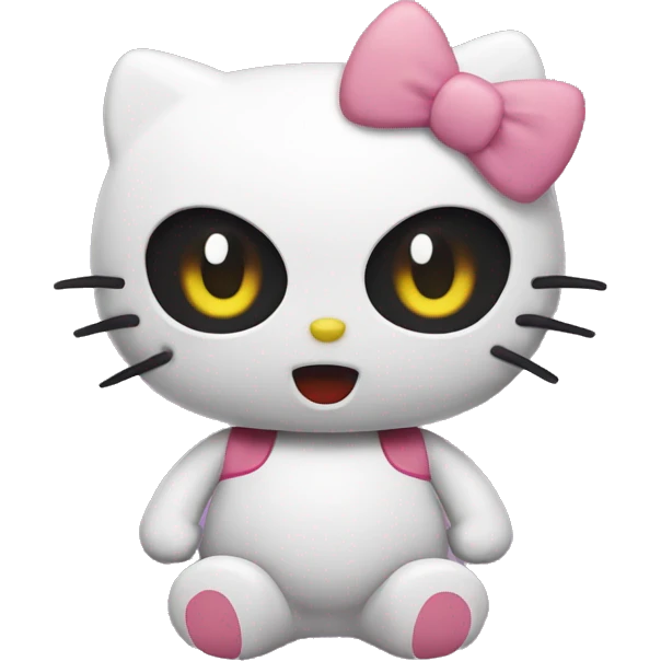 scary hello kitty  emoji