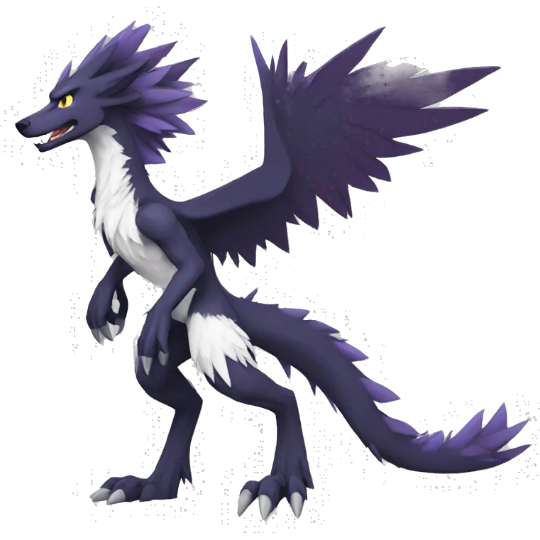 Cool Edgy Sergal species full body emoji